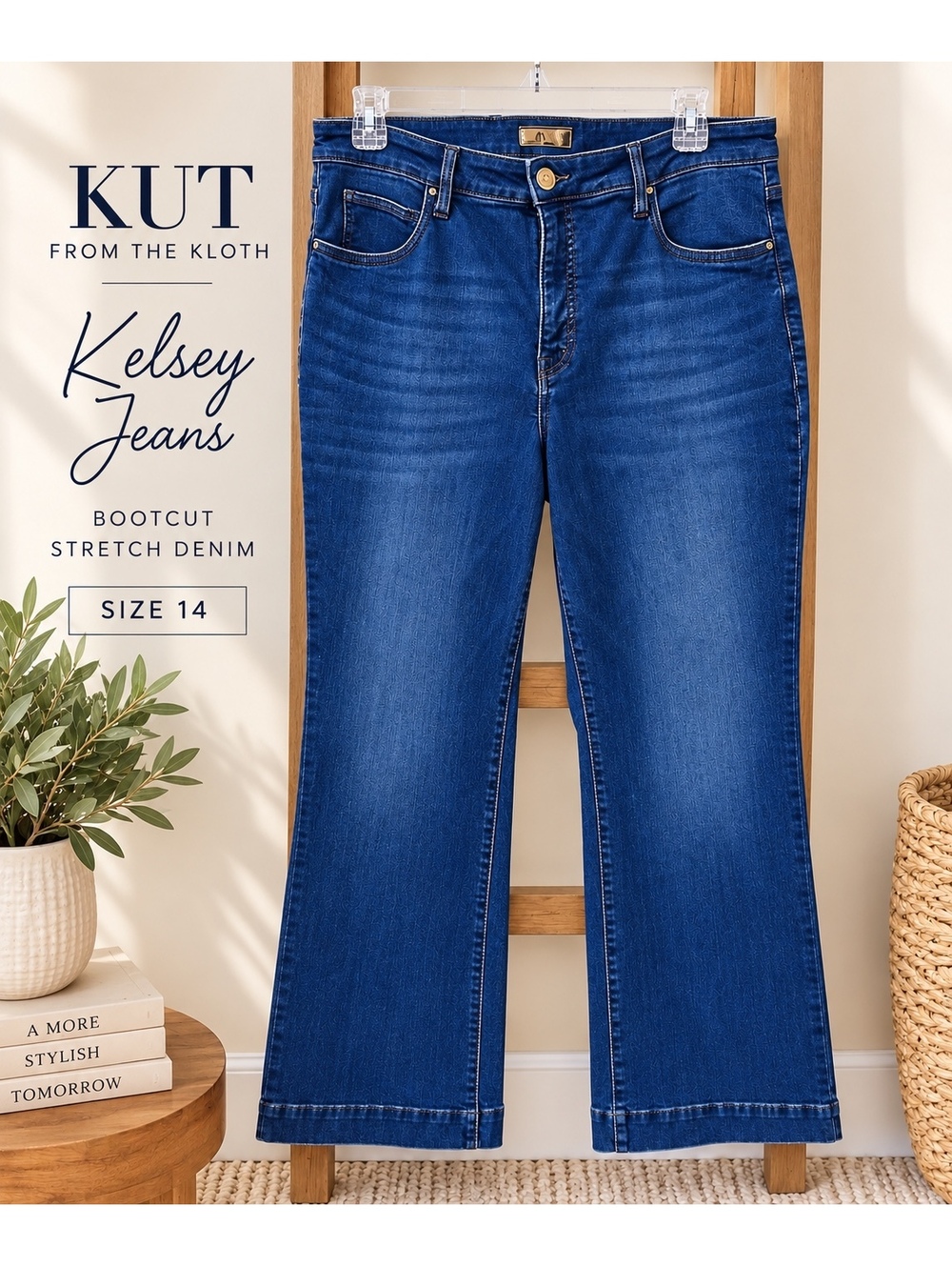 KUT from the Kloth Kelsey Bootcut Jeans | Size 14